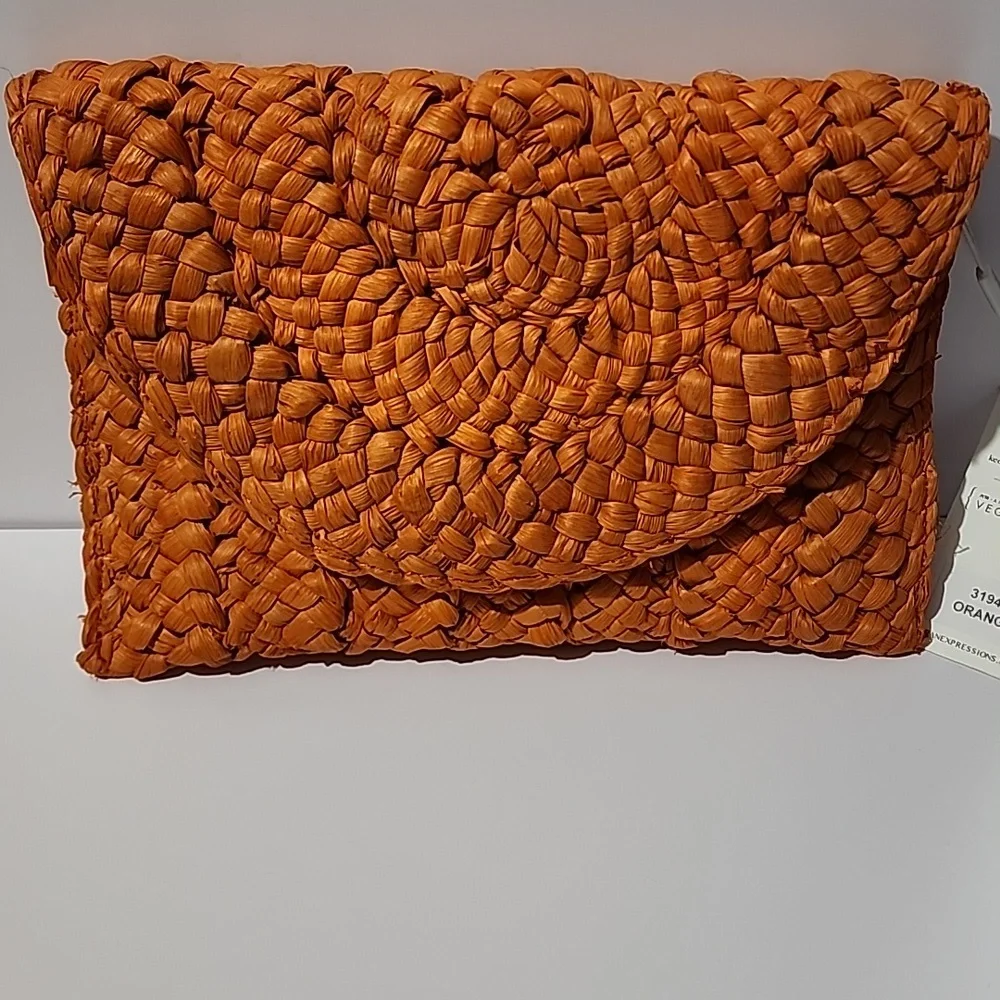 Urban Expresions Brand New Orange  Crossbody Bag Vegan